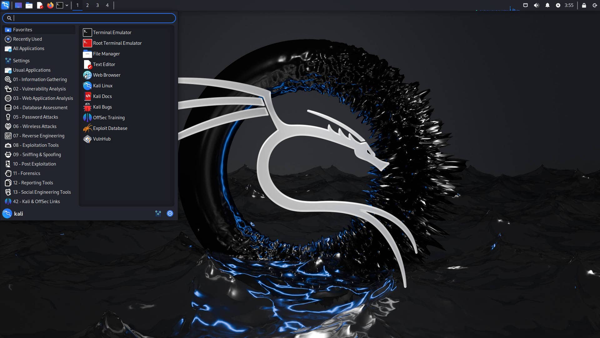 Kali Linux 2024.3 Debian tabanlı Güvenlik Kontrolünün Zirvesi