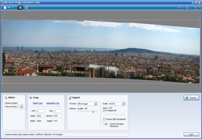 Image Composite Editor: Ücretsiz Panoramik Fotoğraf Düzenleyici