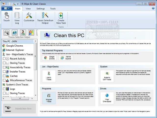 R-Wipe & Clean – Gizlilik ve temizlik aracı
