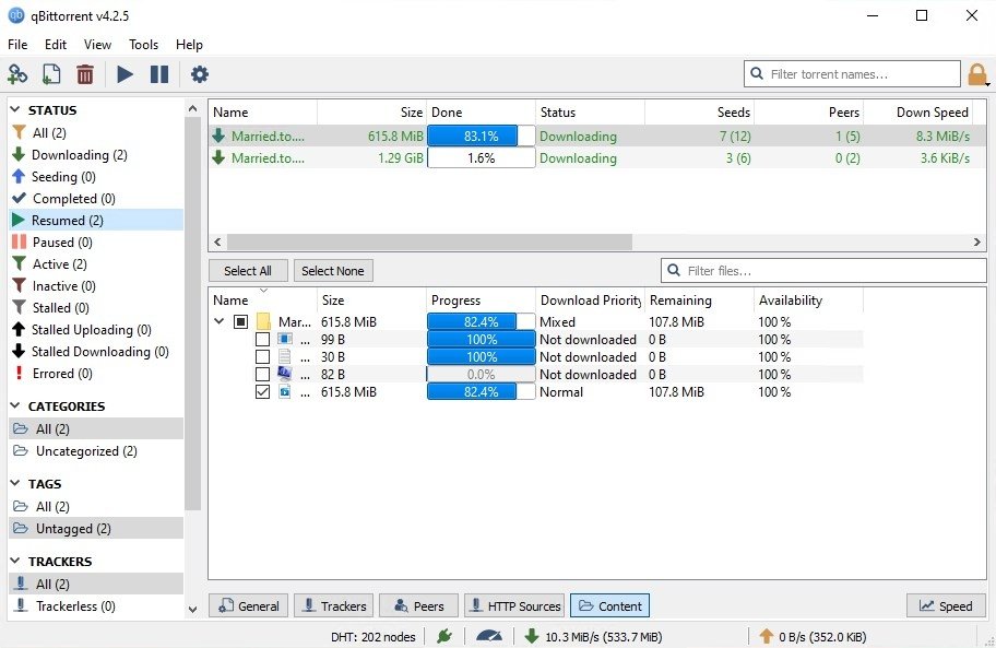 qBittorrent 5.2.2 popüler açık kaynaklı BitTorrent istemcisi 1